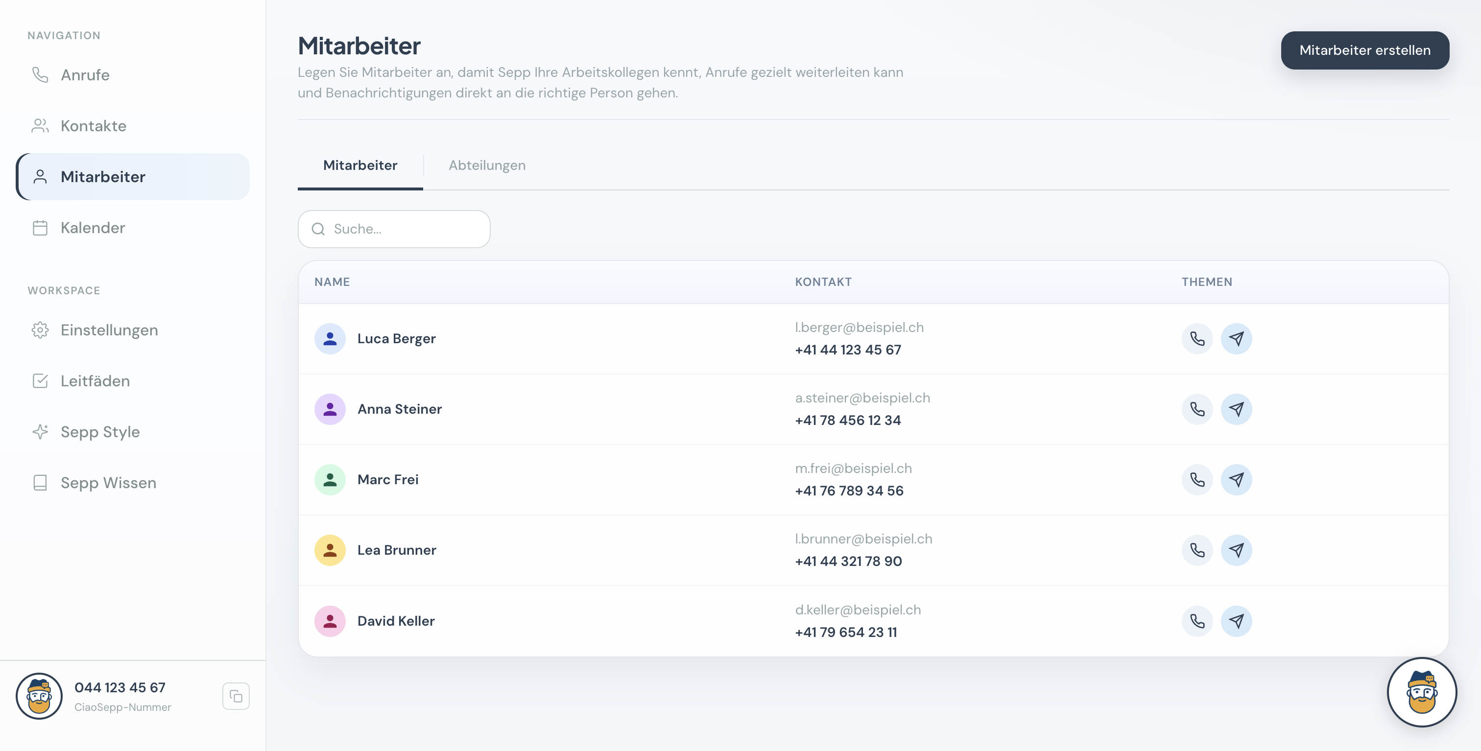 Informationen weiterleiten